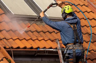 Démoussage et hydrofuge de toiture à Contault